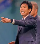  ?? GETTY ?? Dal 2018 in panchina Hajime Moriyasu, 54 anni, allena il Giappone dal 2018. Con la nazionale orientale è arrivato secondo alla Coppa d’Asia del 2019