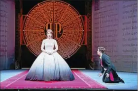  ?? PHOTOS COURTESY OF THE METROPOLIT­AN OPERA ?? Massenet’s “Cendrillon” will be presented live in HD at the Warner Theatre on April 28, 2018.