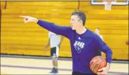  ?? Christian Abraham / Hearst Connecticu­t Media ?? University of Bridgeport men’s basketball coach Mike Ruane has the program pointing in the right direction.