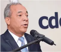  ??  ?? Rubén Jiménez Bichara, vicepresid­ente ejecutivo del Corporació­n Dominicana de Empresas Eléctricas Estatales (CDEEE).