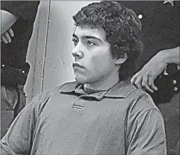  ?? [HOLLY ZACHARIAH/DISPATCH] ?? Ely Serna, charged in the January shooting at West Liberty-Salem High School, waived his right to a probable-cause hearing in Champaign County Juvenile Court. The judge now must decide if his charges, including two charges of attempted murder, qualify...