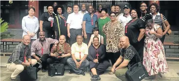  ?? Picture: Twitter ?? A powerful ANC delegation led by secretary-general Ace Magashule visited the Communist Party of China in June.