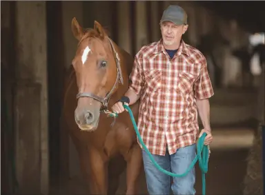  ?? Associated Press photos ?? This image released by A24 films shows Steve Buscemi in a scene from the film “Lean on Pete.”