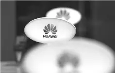  ??  ?? Huawei is likely to be banned by Australia from participat­ing in a 5G mobile telecommun­ications roll-out in the nation as it fears Huawei is de facto controlled by China and sensitive infrastruc­ture will fall into the hands of Beijing, according to...