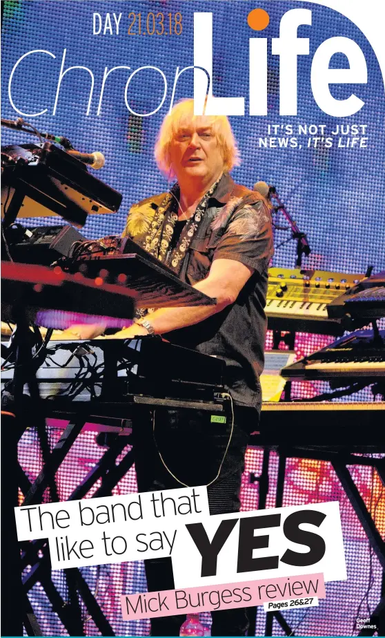  ??  ?? Geoff Downes