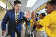  ?? Steve Gonzales / Staff file photo ?? Richard Carranza resigned as Houston ISD’s superinten­dent after 18 months on the job.