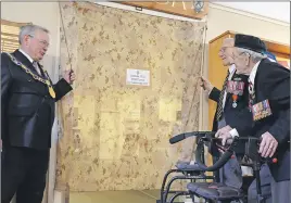  ?? Lawrence Powell ?? More than 100 people attended the opening of an exhibit about the West Nova Scotia Regiment May 7 at the Macdonald Museum in Middleton. The exhibition, title Canada 150: West Novas in Peace and War, runs until Sept. 30 on the first floor at 21 School...