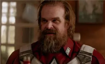  ?? Marvel Studios via Washington Post News Service ?? David Harbour in “Black Widow.”