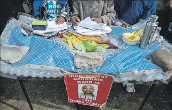  ?? Photo: Paul Botes ?? Go it alone: Odwa Fumba is New Brighton’s candidate. He is one of 166 in the Eastern Cape and of 855 nationally.