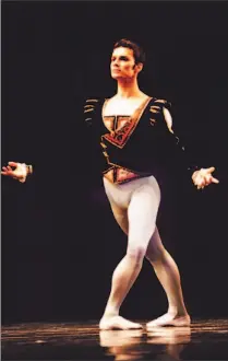  ??  ?? At this stage of his career, Aleksandar Antonijevi­c says, rewards still come with hard work. He finds today’s ballet students physically more capable, but “I was really taught how to move within the classical repertoire, as opposed to doing the big...