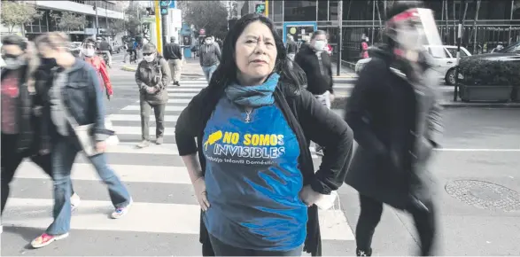  ??  ?? Sofía Mauricio Bacilio, Direktorin der Casa de Panchita, hat viele Jahre für die Rechte der Hausangest­ellten gekämpft.
