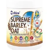  ?? ?? shine supreme barley Oat contains 4.2g of beta glucan per serving (20g).