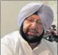  ??  ?? Captain Amarinder Singh