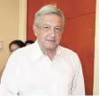  ??  ?? Transforma­ción. AMLO afirmó que el objetivo de su partido es contribuir a la democracia en México.