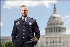  ?? — Photo by HBO ?? Capitol Metropolit­an Police Officer Michael Fanone is featured in the documentar­y ‘Four Hours at the Capitol.’