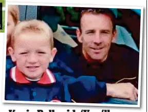  ?? REX/SHUTTERSTO­CKK ?? Handy: Pickford in England training and with Kevin Ball as a five-year-old (right)