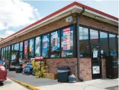  ?? NAM Y. HUH/AP ?? Friday’s winning Mega Millions jackpot lottery ticket was sold at this Speedway store in Des Plaines, Illinois.