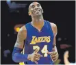  ?? FOTO: DPA ?? Sein Tod traf den Weltsport ins Mark: Kobe Bryant.