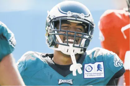  ?? MATT ROURKE/AP ?? Philadelph­ia Eagles running back Donnel Pumphrey is battling for a roster spot for the third straight season.