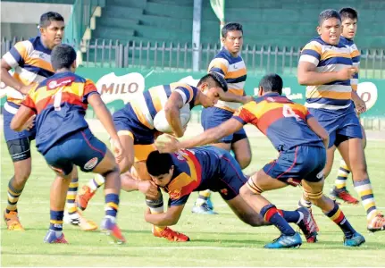  ??  ?? What Trinity had to go through the Schools Rugby season and at the Bradby Shield was totally unexpected - File pic