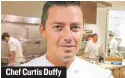  ??  ?? Chef Curtis Duffy