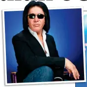  ??  ?? Gene Simmons of Kiss LEGEND: