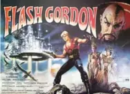  ??  ?? A Flash Gordon movie poster from 1980. As a child, Vinay Menon revered the “saviour of the universe” as a hero.
