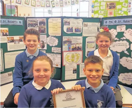  ??  ?? > Philosophy is fun say these pupils from St Robert’s Catholic Primary in Aberkenfig