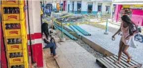  ??  ?? Comerciant­es piden agilizar obras en la calle 31 entre carreras 41A y 40.