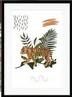  ?? ?? Jungle tiger illustrati­ons art print, £30 (Framed), Abstract House If you’re more minimalist than more is more, contempora­ry artwork such as this jungle tiger illustrati­on will complement a Scandi-style interior or chic white walls.