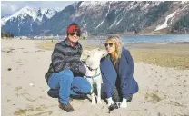  ?? COURTESY PHOTO ?? Matthew Graham and Daria Horne with Wilco in Juneau, Alaska.