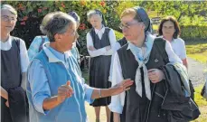  ?? FOTO: BILDUNGSFO­RUM OBERMARCHT­AL ?? Generalobe­rin Schwester Elisabeth (r.) wird die Gruppe auf der Wallfahrt leiten.