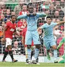  ?? ?? ALWAYS ME Balotelli was at the centre of City’s famous 6-1 win at Old Trafford