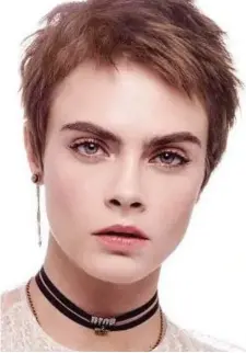  ??  ?? Too young? Cara Delevingne promoting the cream