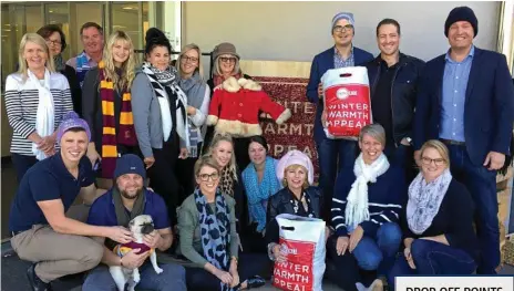  ?? Photo: Contribute­d ?? APPEAL: Helping out with the Metro Care Winter Warmth Appeal this year are (back, from left) Julie McCallum, Denise Upton, Don Frost, Sophie McCallum, Melody Ryan, Kim Chester-Master, Henni Adams, Brendan Mayles, Matt Gregg, Toby Sandell, (front) Ben...