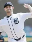  ?? DUANE BURLESON/GETTY IMAGES. ?? Matthew Boyd of the Detroit Tigers struck out five and threw 121 pitches against the Chicago White Sox but lost his no-hit bid with two outs in the ninth inning at Comerica Park on Sunday.