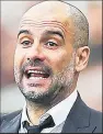  ??  ?? GUARDIOLA: Delighted