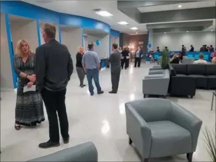  ?? DIGITAL FIRST MEDIA FILE PHOTO ?? For Community Health and Dental Care, 2018 was a year of physical change. The health care provider opened a new facility in August, at the Coventry Mall in North Coventry. This photo shows the reception and waiting area in the 26,000-square-foot-plus facility.
