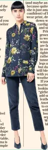 ??  ?? Floral print blouse, £39 (warehouse. co.uk)