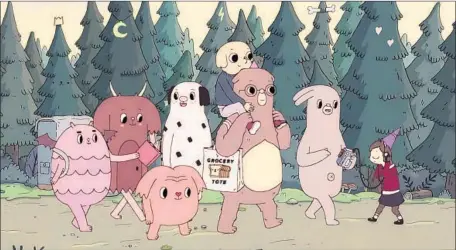  ?? Cartoon Network ?? “SUMMER CAMP ISLAND” is chockabloc­k with witches and monsters, but they’re as regular as anybody else in this all-ages show.