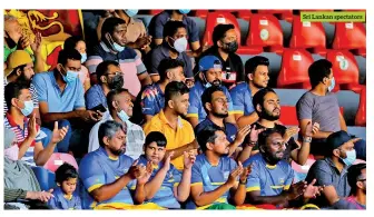  ?? Sri Lankan spectators ??