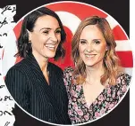  ??  ?? LAUNCH Suranne and Sophie at premiere in Halifax last night