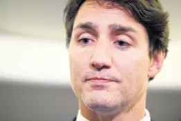 ?? FILE ?? Canadian Prime Minister Justin Trudeau.