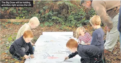  ??  ?? The Big Draw will be holding activities right across the UK