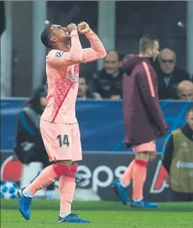  ?? FOTO: PERE PUNTÍ ?? Malcom, en San Siro El brasileño marcó un gol importante al Inter de Milán