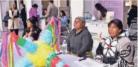  ?? ?? STAND EN la Feria Nacional de Empleo de las Mujeres realizada ayer en Palacio