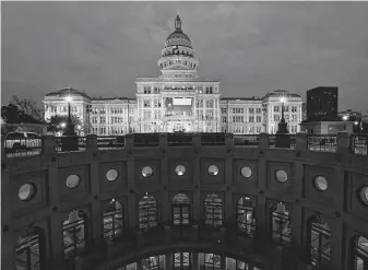  ?? Eric Gay / Associated Press ?? There have been hits and misses for the state’s 86th legislativ­e session, a 140-day assembly that ends on May 27.