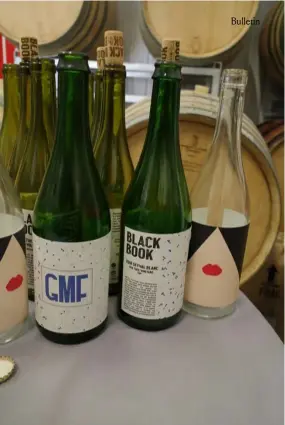  ??  ?? Right: labelled bottles for two of its British varieties, ‘GMF’ Seyval Blanc 2018
(£24) and ‘I’d Rather be a Rebel’ Rosé 2019 (£18.50)