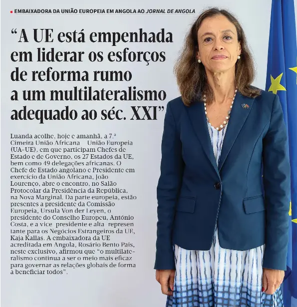 “A UE está empenhada em liderar os esforços de reforma rumo a um ...