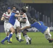  ?? (Ph. AFP) ?? Bastareaud et les  reconduits par Brunel.